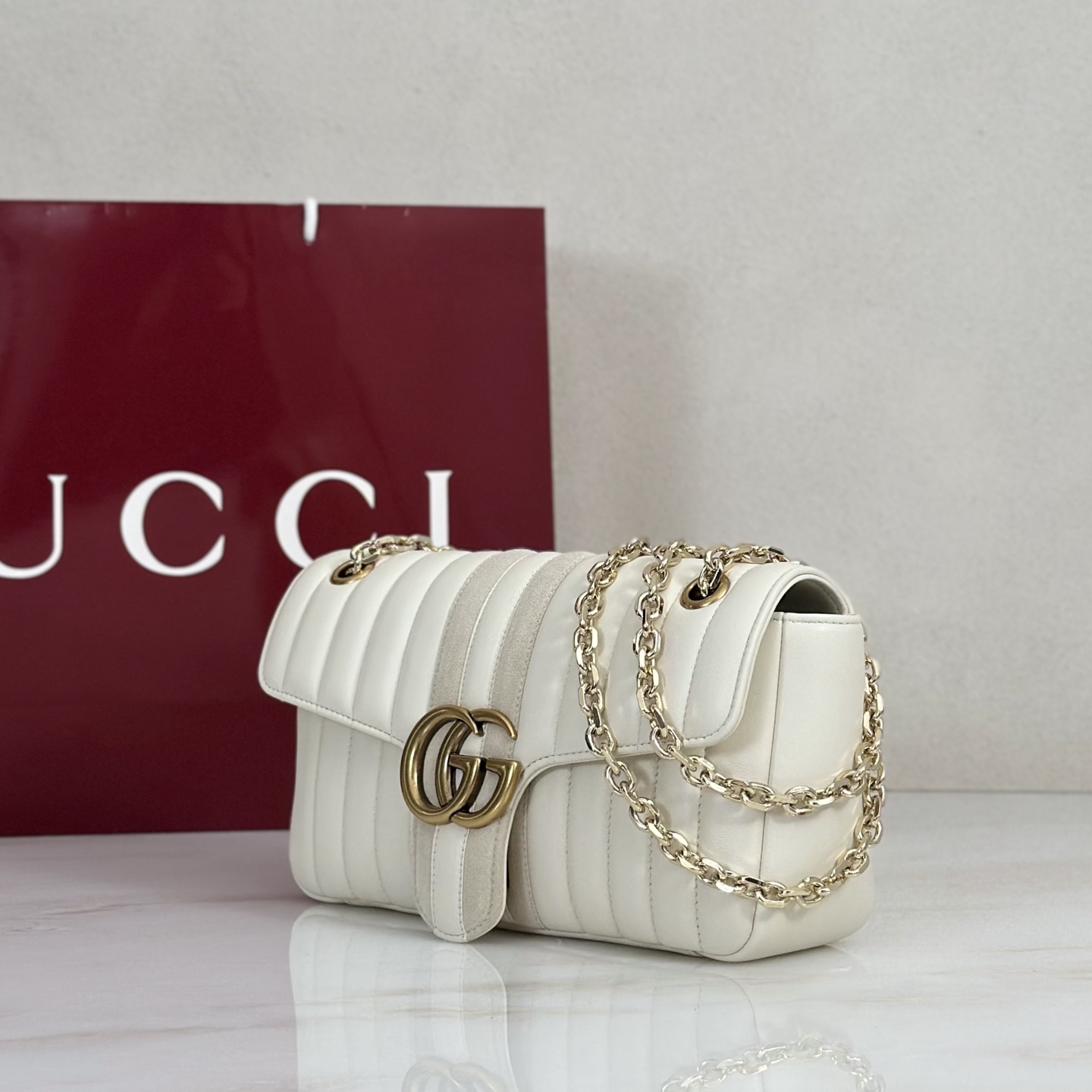 Gv*c* Jetset GG Marmont Shoulder Bag -26*15*7CM