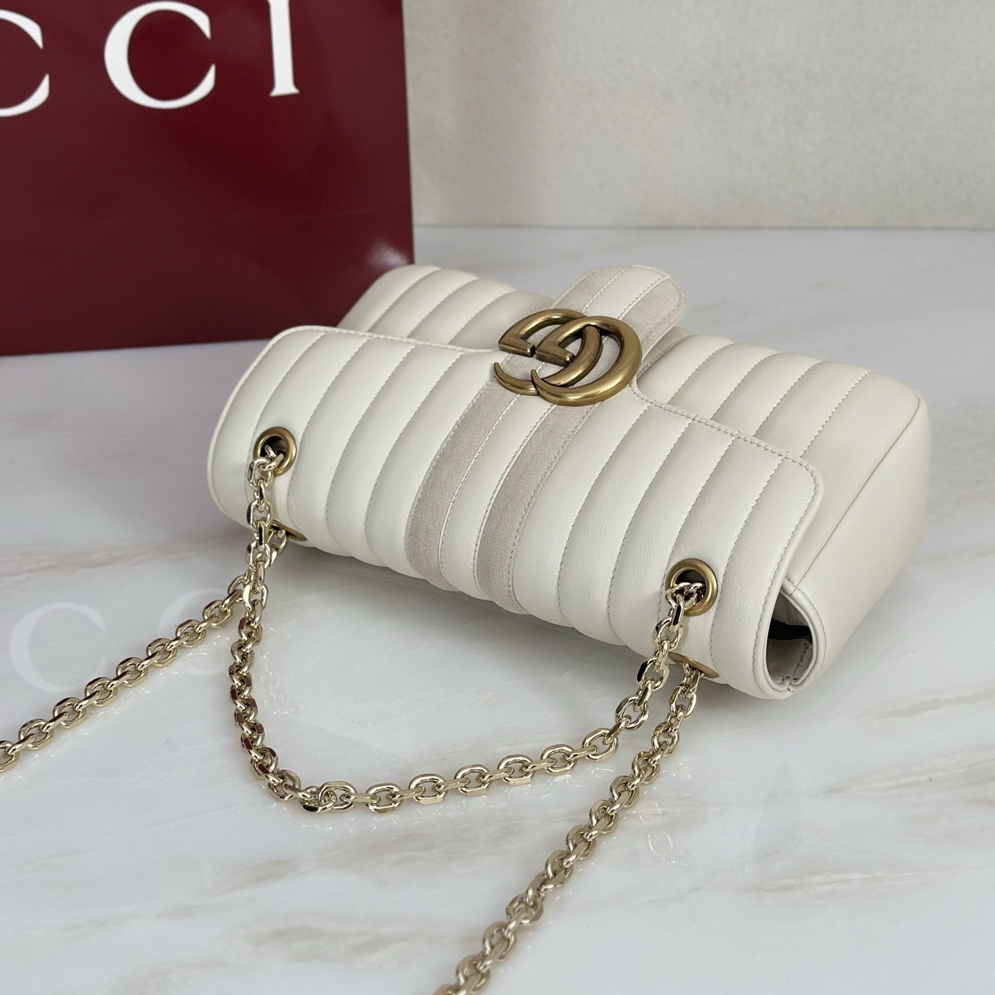 Gv*c* Jetset GG Marmont Shoulder Bag -26*15*7CM