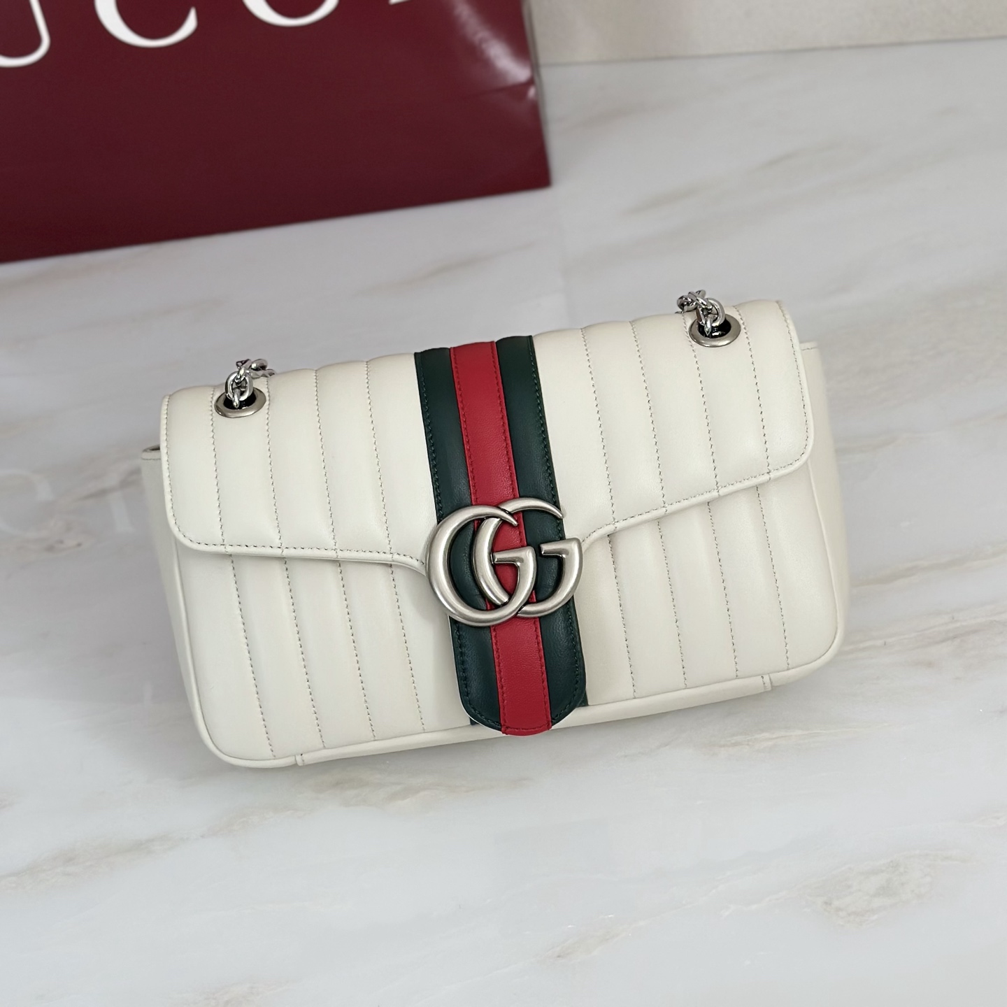 Gv*c* Jetset GG Marmont Shoulder Bag -26*15*7CM