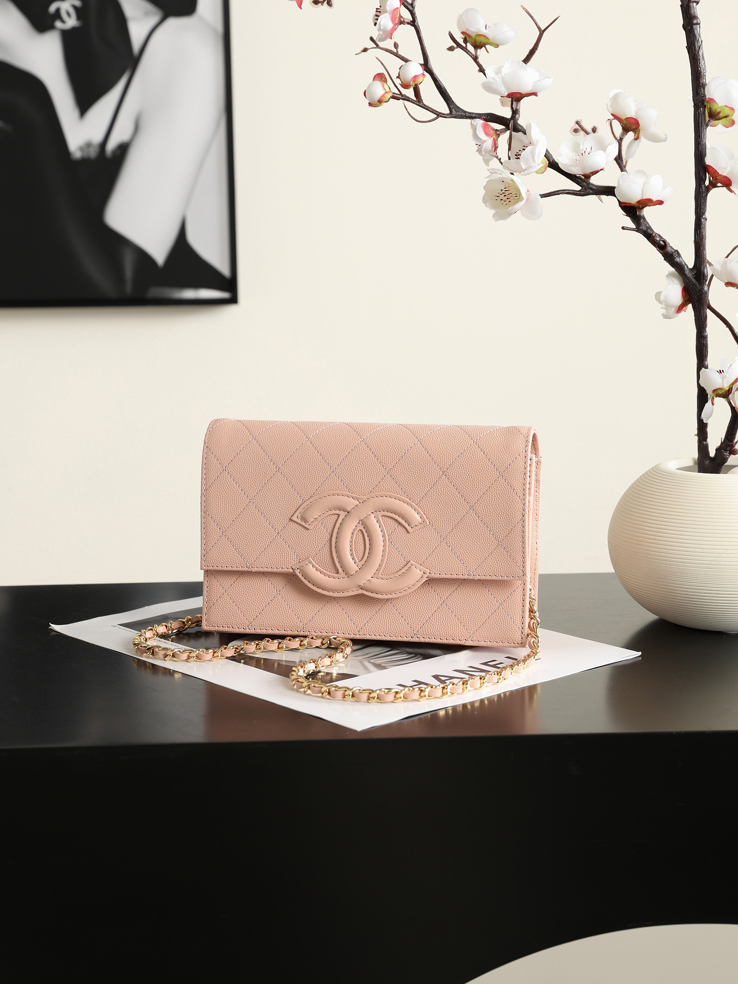 Ch@nel CC Wallet on Chain (WOC) Bag-12*19*4CM