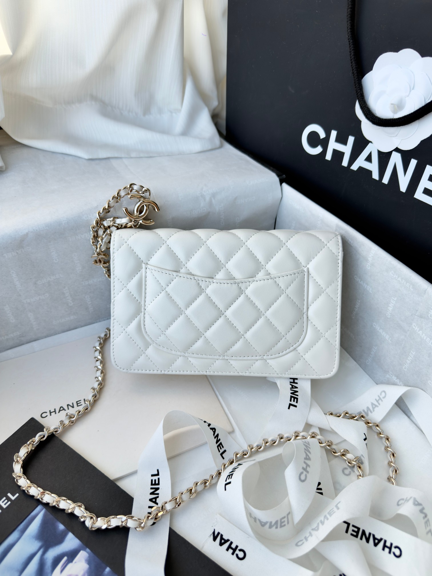 Ch@nel CC Wallet on Chain (WOC) Bag-19*12*3.5CM