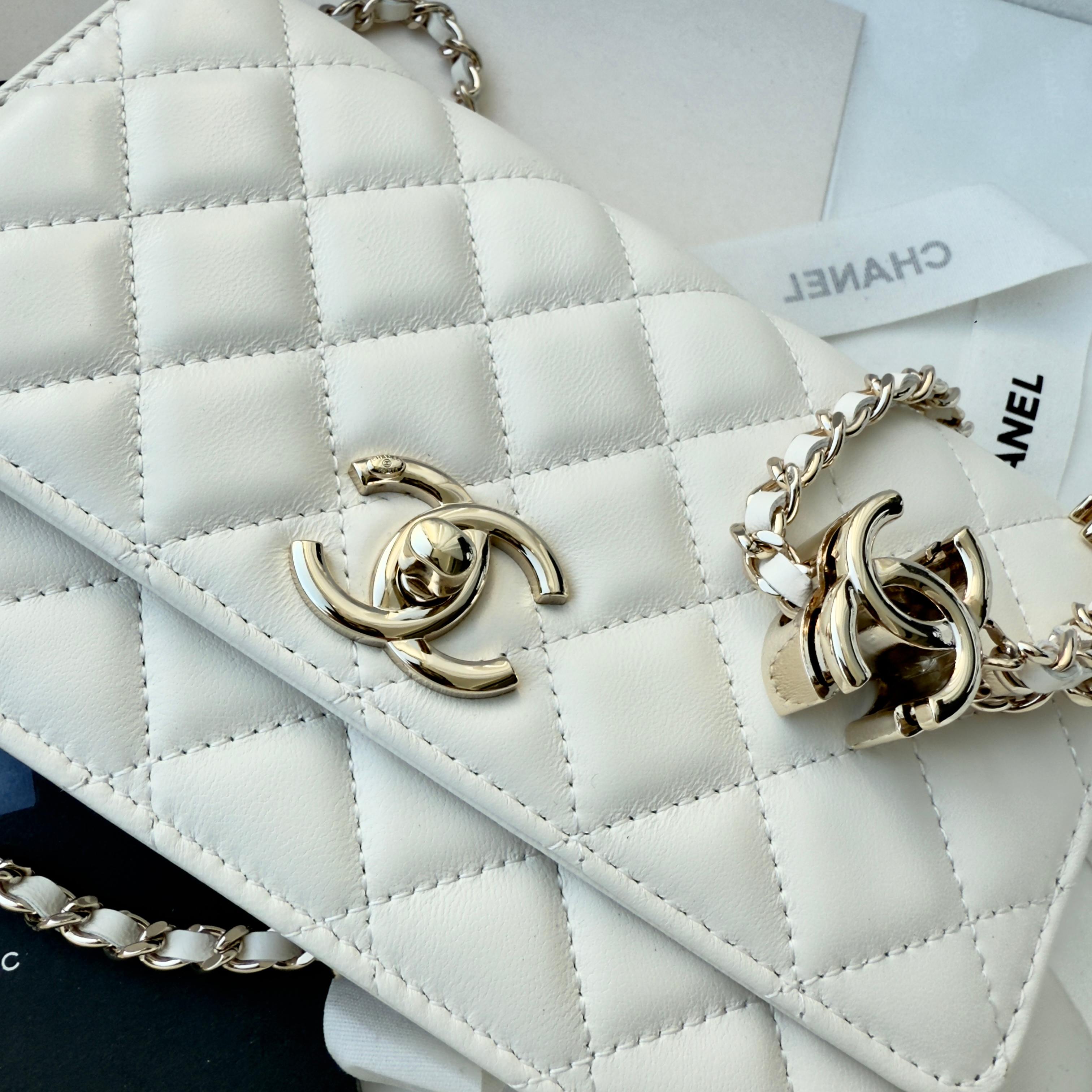 Ch@nel CC Wallet on Chain (WOC) Bag-19*12*3.5CM