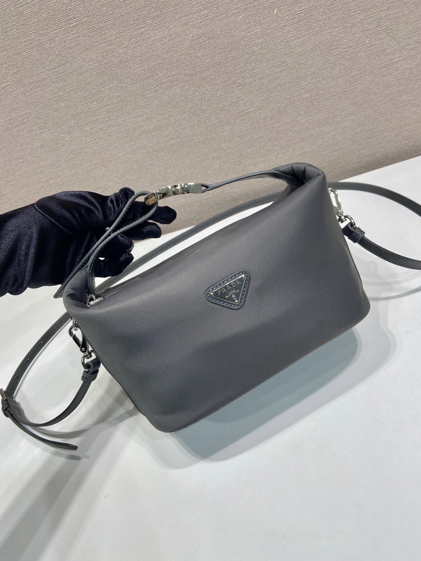 Pra*a Chérie Re-Nylon Mini Handbag-20*12*11CM