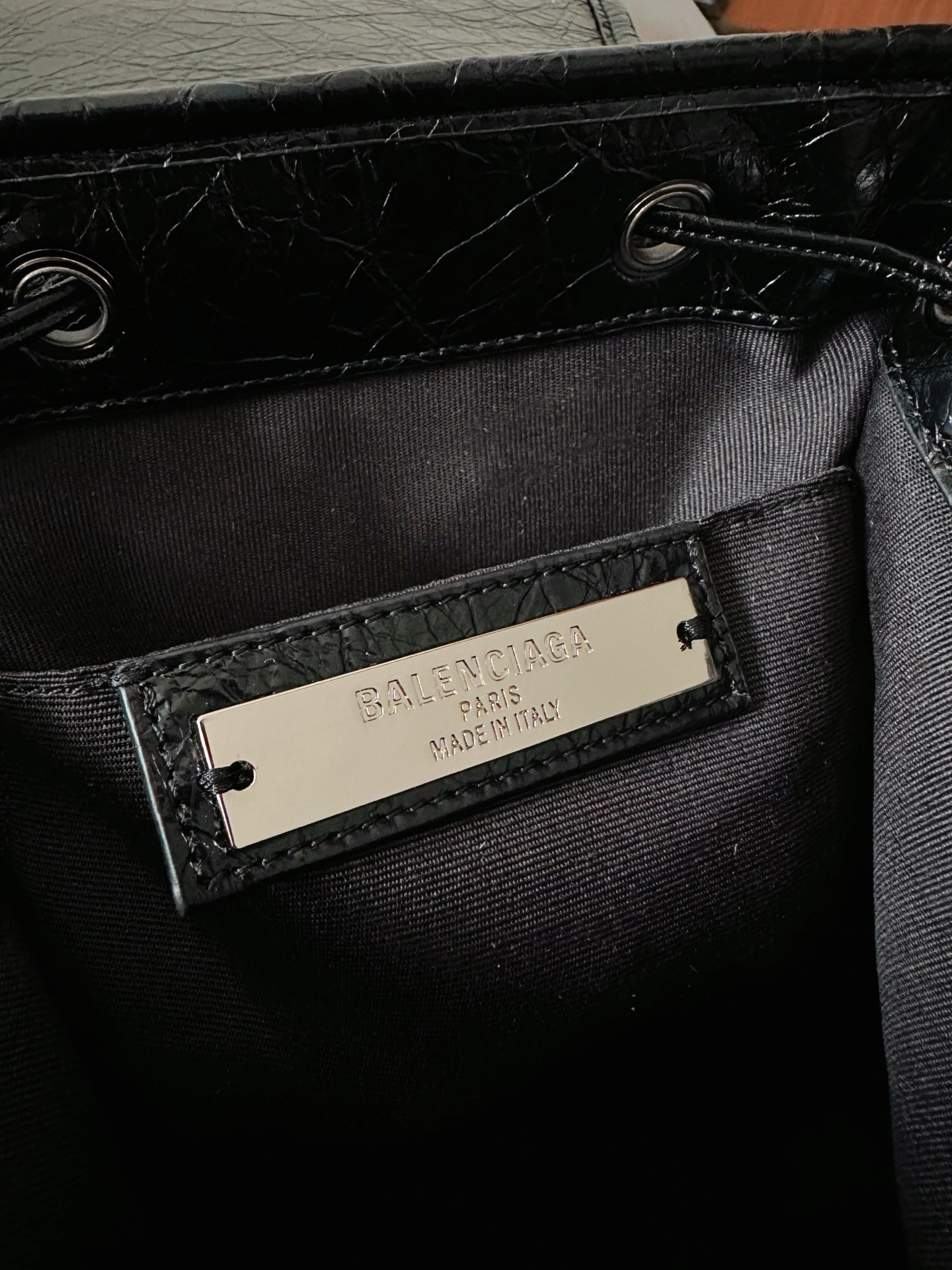 Balen*ciaga Le City Backpack Mini - Black-23.5*11*25CM