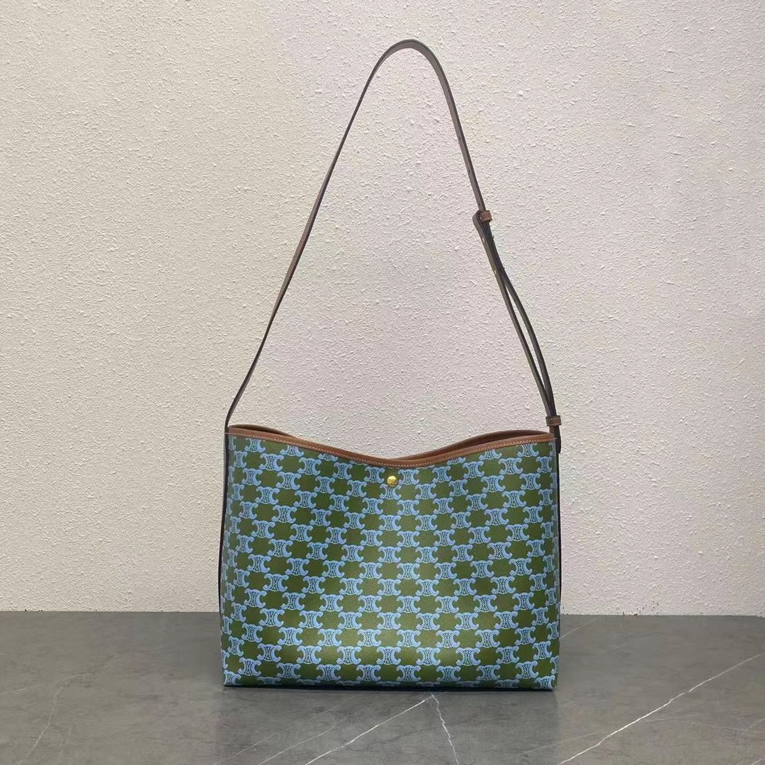 Ce*line Triomphe Canvas Tote-32x14x24CM