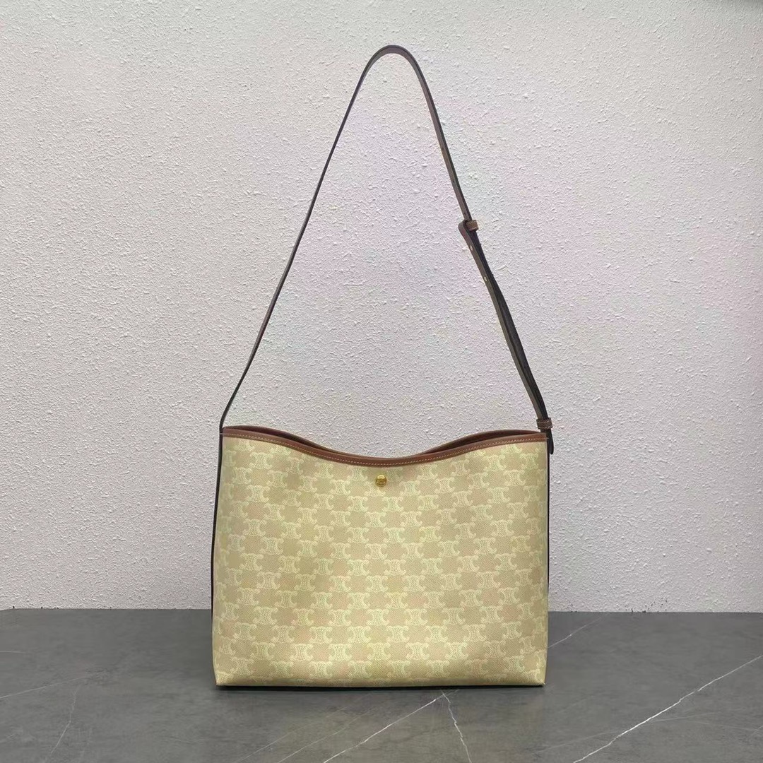 Ce*line Triomphe Canvas Tote-32x14x24CM