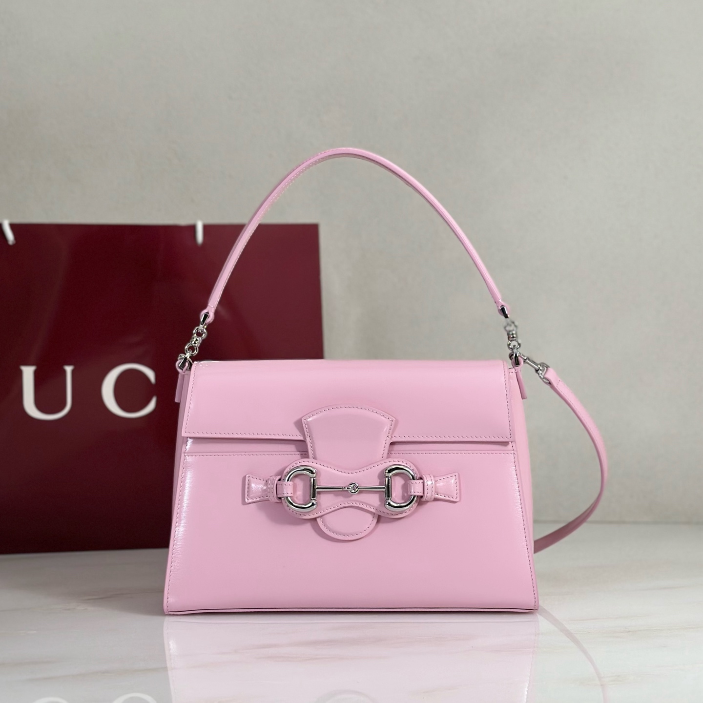 G*ucci Horsebit Duomo Small Top Handle Bag-27.5*19*9CM