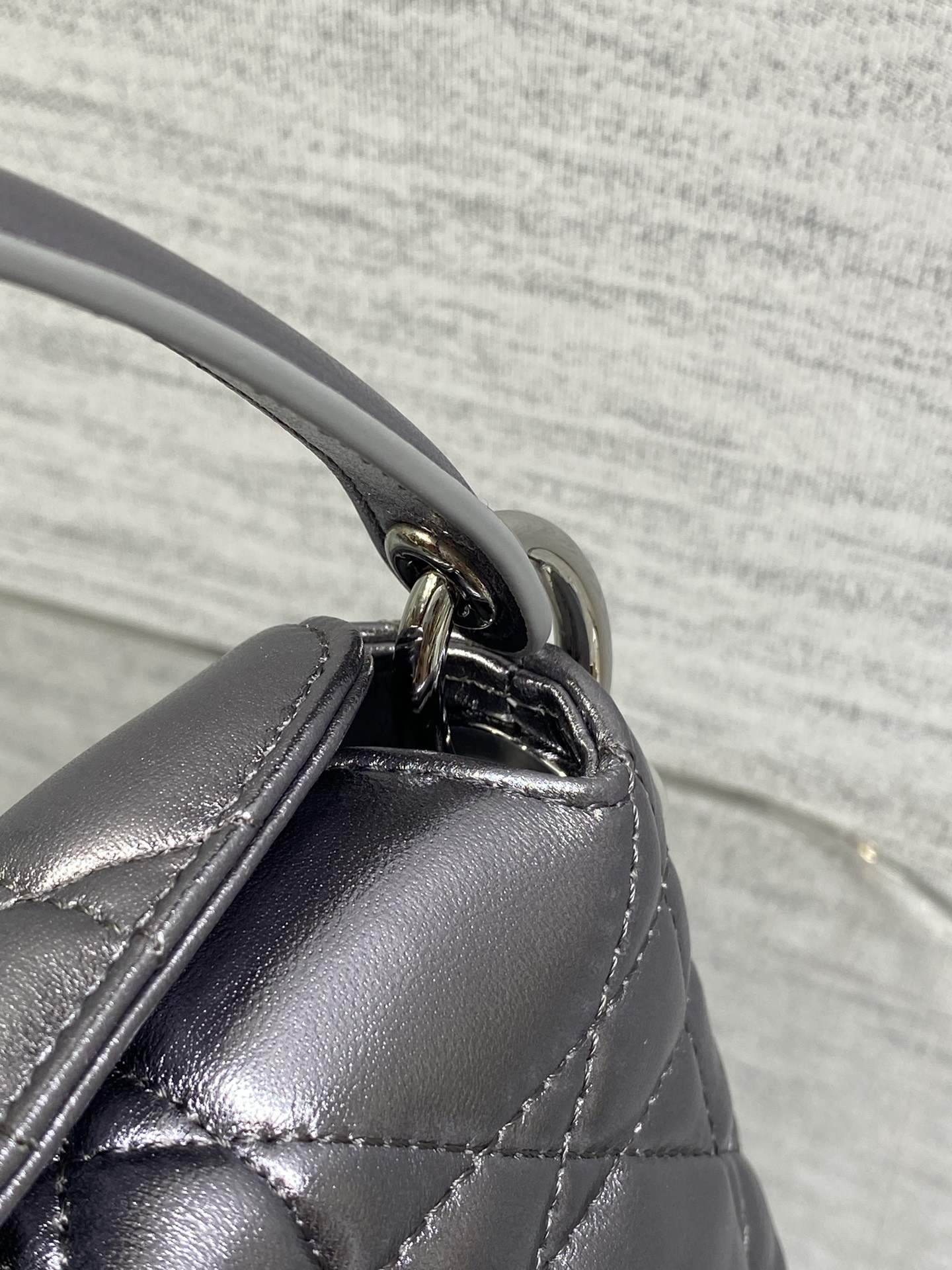 Di*or Top Handle Bag-22.5*9*13CM