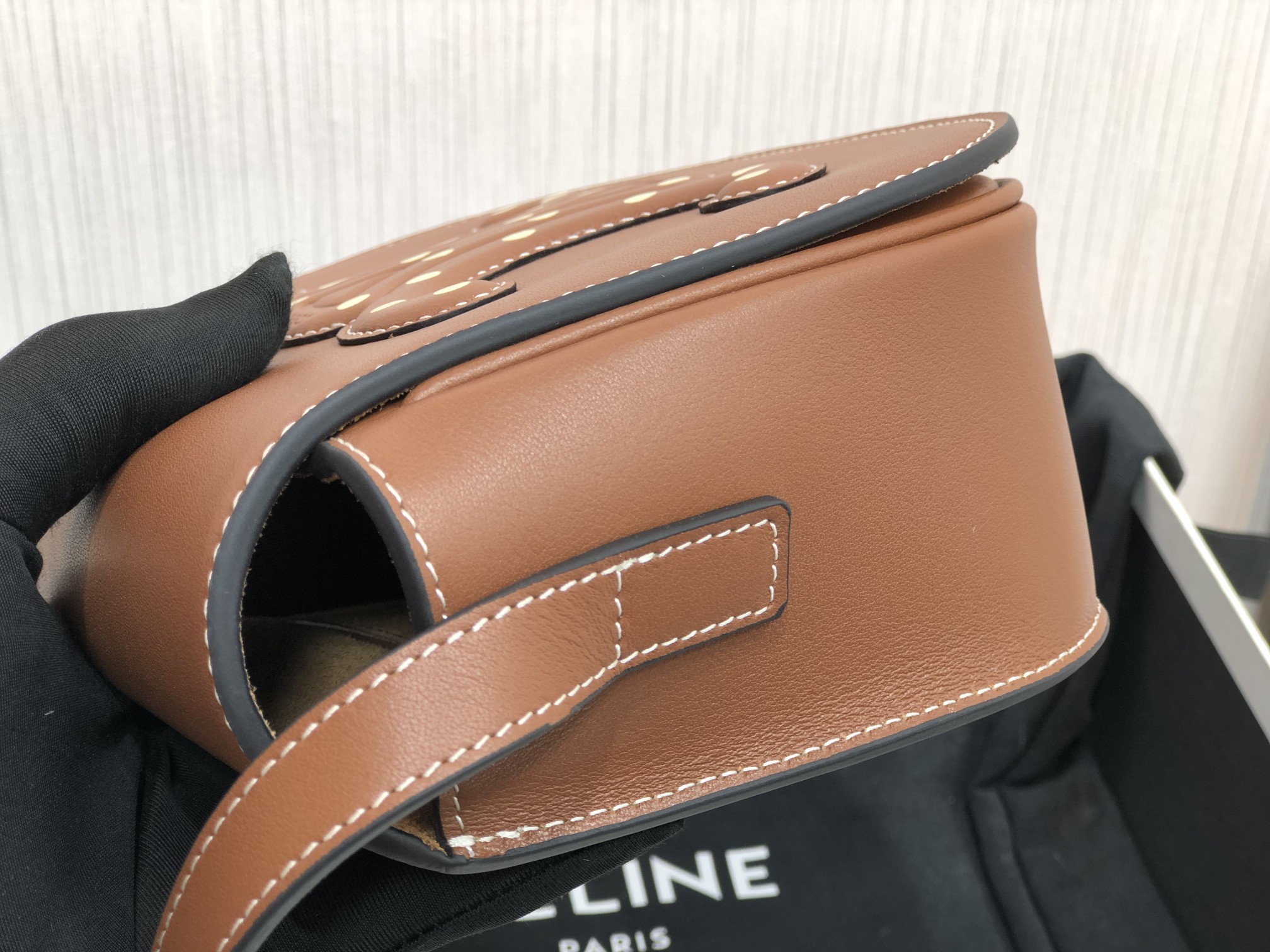 Ce**e cuir triomphe bag-18.5*15*7cm